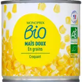 Monoprix Bio Maïs Doux En Grains 285g