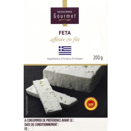 Monoprix Gourmet Feta Affinée en Fût 200g