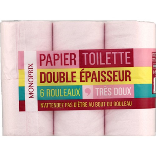 Monoprix Papier Toilette Double Épaisseur x6
