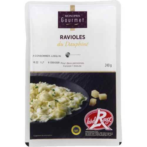 Monoprix Gourmet Ravioles du Dauphiné 240g