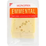 Monoprix Emmental en tranches x8 200g