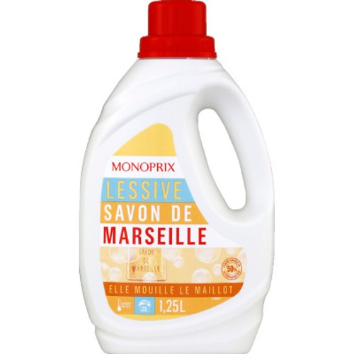 Monoprix Lessive savon de Marseille 1,25L