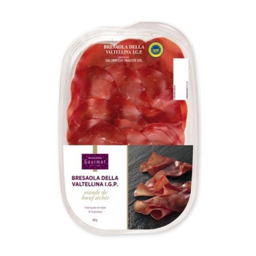 Monoprix Gourmet Bresaola Viande de Bœuf Séchée. I.G.P. 80g