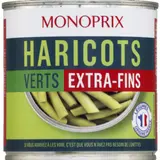 Monoprix Haricots Verts Extra-Fins 220g
