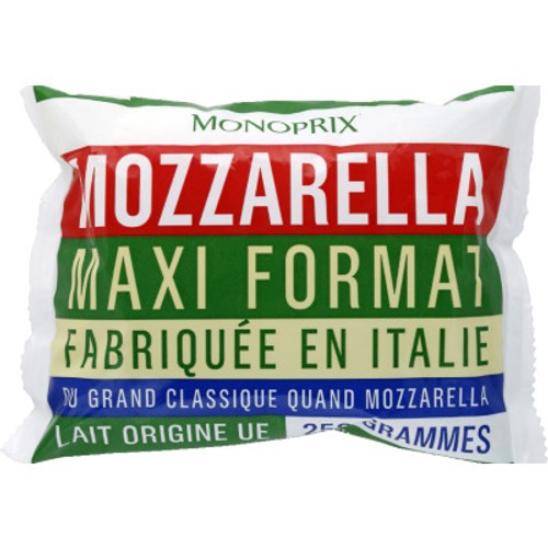 Monoprix Mozzarella Maxi Format 250g