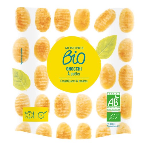 Monoprix Bio Gnocchi à poêler 300g