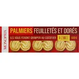 Monoprix Palmiers Feuilletés Dorés 100g