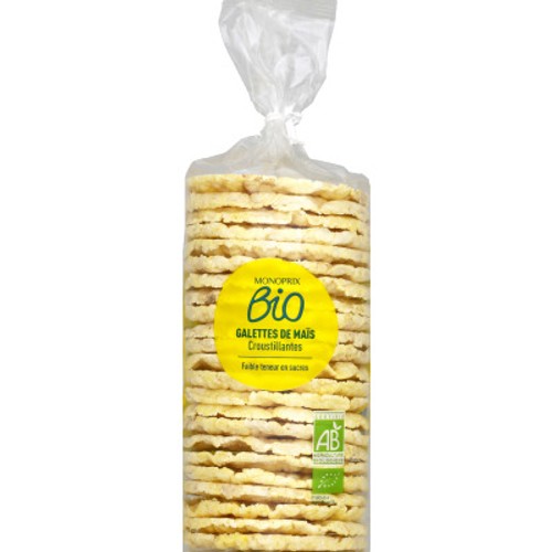 Monoprix Bio Galettes de Maïs 110g