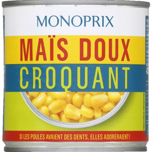 Monoprix Mais doux croquant 285g