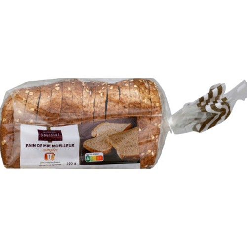 Monoprix Gourmet Pain De Mie Complet 500g