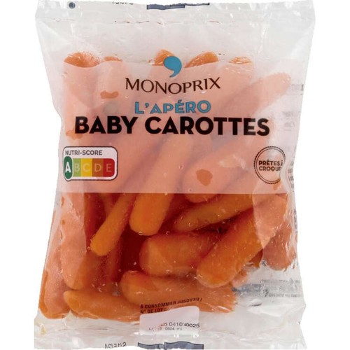 Monoprix L'Apéro Baby Carottes 250g
