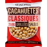 Monoprix Cacahuètes Grillées & Salées 250g