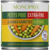 Monoprix Petits Pois & Jeunes Carottes à l’Etuvée 265g