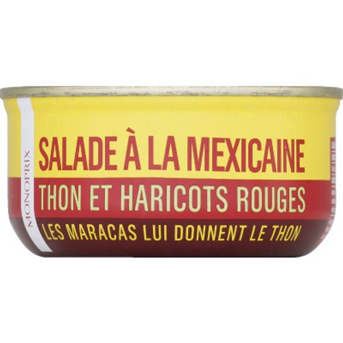 Salade Mexicaine Thon et Haricots Rouges 250g