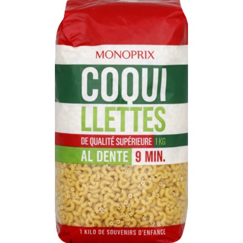 Monoprix Coquillettes Prêt en 9 minutes 1kg