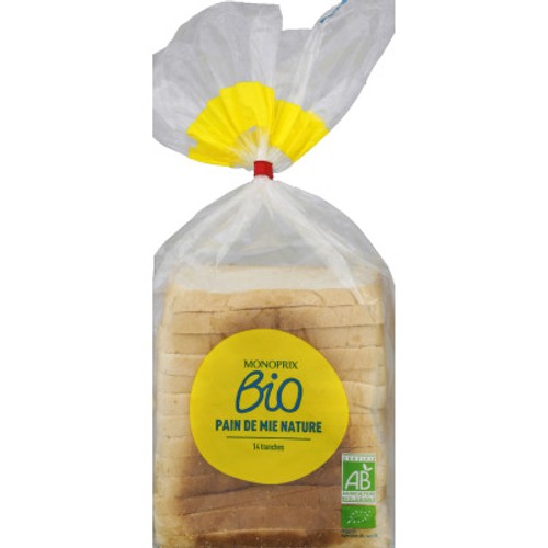 Monoprix Bio Pain Mie 500g