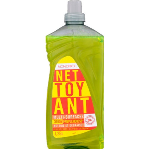 Monoprix Nettoyant ménager citron pamplemousse 1,25L