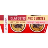 Monoprix Clafoutis Aux Cerises Cuit Et Doré au Four 4x85g