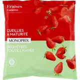 Monoprix Fraises entières 450g
