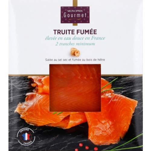 Monoprix Gourmet Truite Fumée France 60g