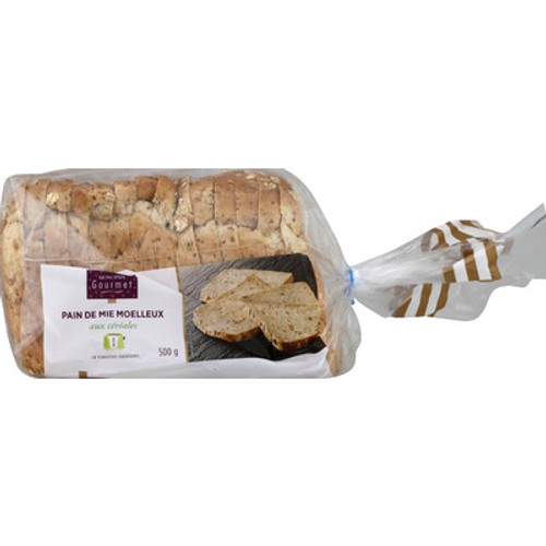 Monoprix Gourmet Pain de mie aux céréales 500g