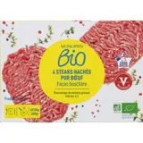 Monoprix Bio Steak haché 5% de Mg 4x100g