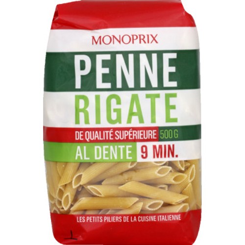 Monoprix Penne Rigate Qualité Supérieure 500g