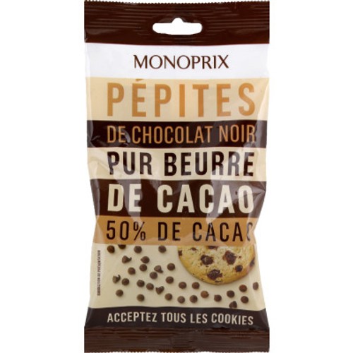 Monoprix Pépites De Chocolat Noir 100g