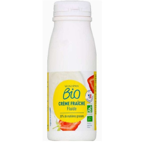 Monoprix Bio Crème fraîche fluide 30% 25cl