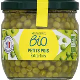 Monoprix Bio Petits pois Extra Fins 230g