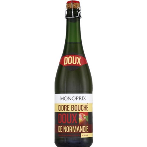 Monoprix Cidre de Normandie doux bouché 75cl