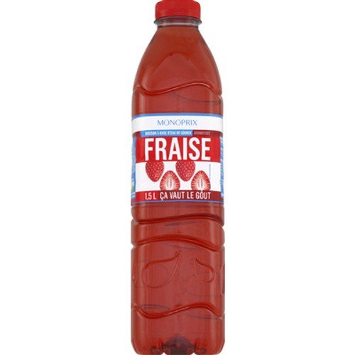 Monoprix Eau Aromatisée Saveur Fraise 1,5L