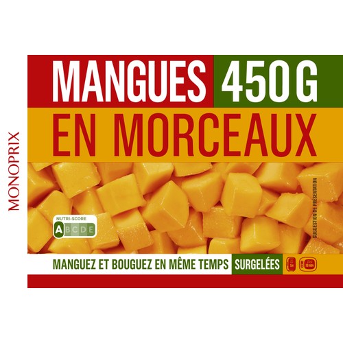 Monoprix Mangues En Morceaux 450g