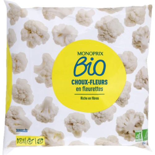 Monoprix Bio Choux fleurs surgelés 600g