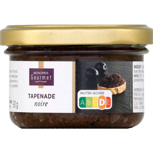 Monoprix Gourmet Tapenade Noire 90g