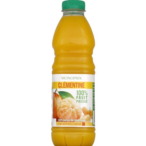Monoprix Jus de clémentine 100% fruit pressé