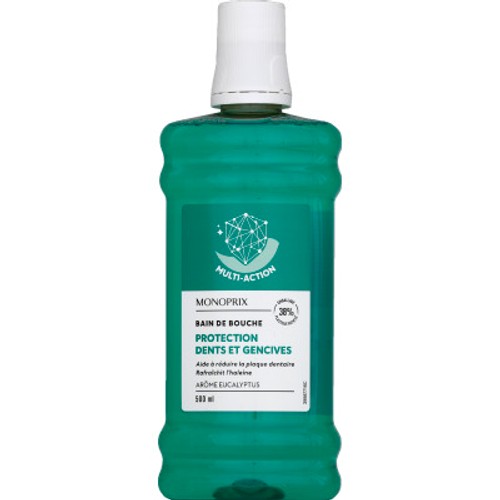 Monoprix Bain de Bouche protection dents et gencives 500ml