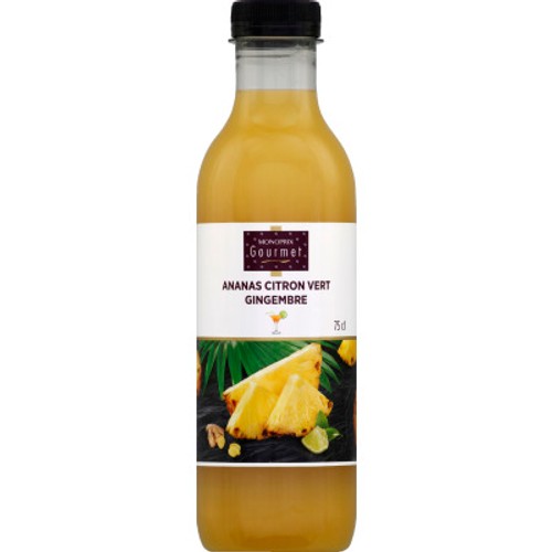 Monoprix Gourmet Jus ananas citron gingembre 75cl