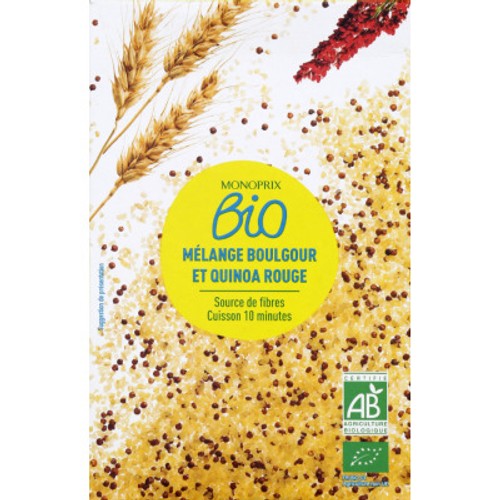 Monoprix Bio Boulgour Quinoa 400g