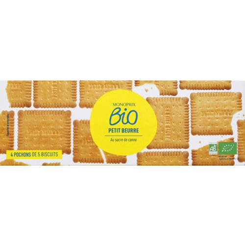 Monoprix Bio Petit Beurre au Sucre de Canne 167g