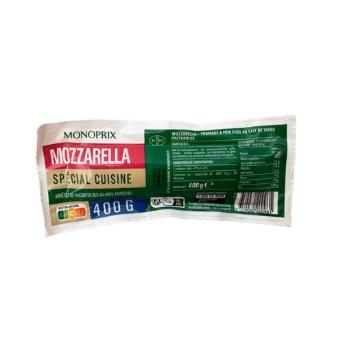 Monoprix Mozzarella 400g