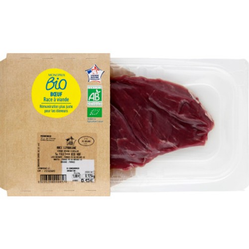 Monoprix Bio Filet à Griller de Bœuf x1 80g