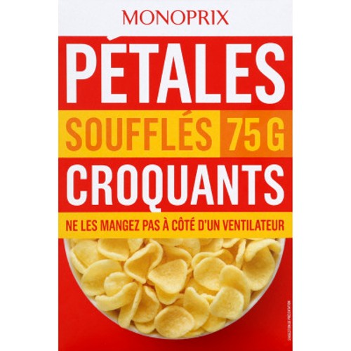 Monoprix Pétales soufflés et croquants 75g