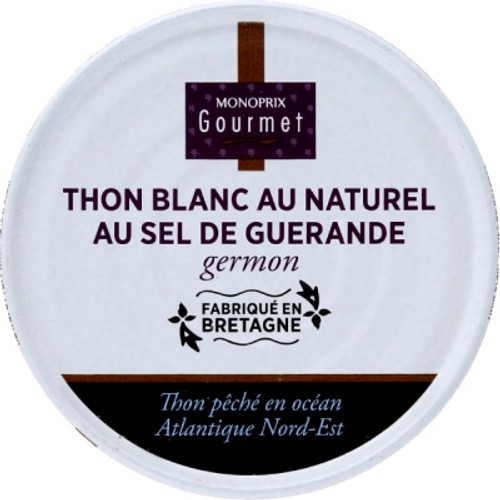 Monoprix Gourmet Thon Blanc Au Naturel 160g