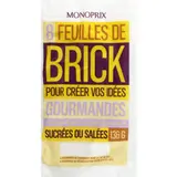 Monoprix Feuilles De Brick Feuilles x8 136g