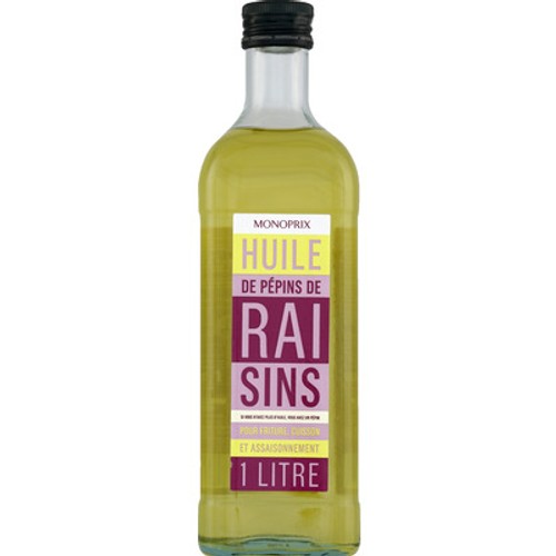 Monoprix Huile De Pépins De Raisins 1L