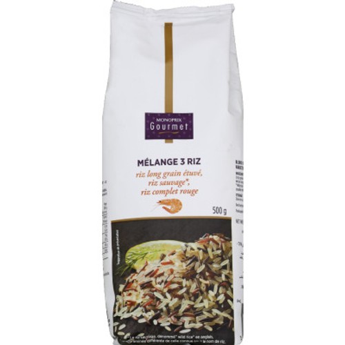 Monoprix Gourmet Mélange 3 Riz 500g