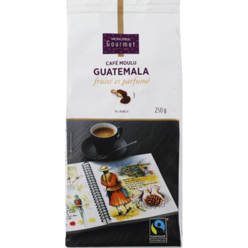 Monoprix Gourmet Café Moulu Du Guatemala Fruité Et Parfumé 250g