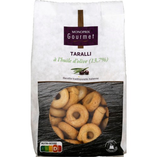 Monoprix Gourmet Taralli à l'huile d'olive 200g