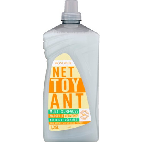Monoprix Nettoyant ménager verveine Marseille 1,25L